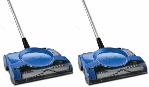 Image of Shark Rechargeable Floor Sweeper,Motorized Brushroll,Compact Swivel Design,Easy-Empty Dust Cup,10 inch Cleaning Path,Powerful Debris,Dust&Pet Hair Pickup,for All Floor Types,Blue,V2700Z,Medium (Pack of 2)