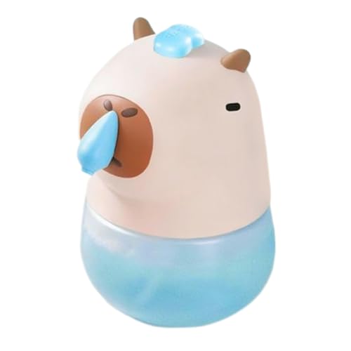 Jiwyunlu Dispensador Automático de Jabón en Espuma | Capybara Design Recargable por USB - Dispensador para Jabón Líquido | para el Hogar, Dormitorio, Baño, Cocina, Encimera, para Niños y