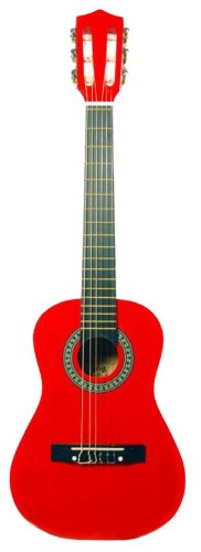 Barcelona 30-Inch 1/2-Size Nylon String Classical Acoustic Guitar - Metallic Red