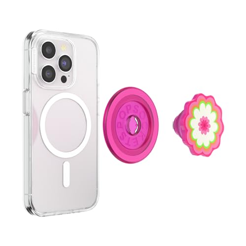 Image of PopSockets Phone Grip for MagSafe, Magnetic Holder, Phone Stand, Cute Pink - Pink