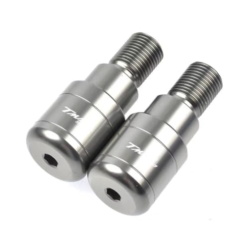 Tapones de barra para Yamaha TMAX 530 en aluminio CNC gris con agarre extremo