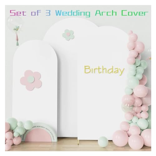 Couvertures d'arche de mariage occultantes en spandex extensible pour décor chic - 3