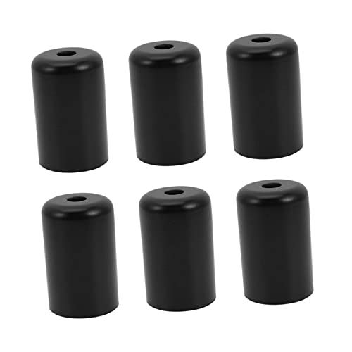 jojofuny 6pcs Light Cup Hanging Lamp Ceiling Chandelier Lamp Bases Cups Pendant Light Holder Hanging Light Holder Chandelier Cups Replacement Metal Spray Paint Wrought Iron Desk Lamp E27
