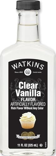 Watkins Clear Vanilla Flavor, 11 fl. oz. Bottle, 1 Count (Pa...