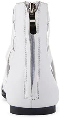 Aerosoles Women's Harper Flat Sandal, White Leather, 6 | Image 7