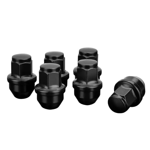 Image of Dynofit 5pcs 14x1.5 OEM Lug Nuts for 2015-2024 F150, One-piece Stock Lugnuts Compatible with Ford Expedition F-150 Lincoln Navigator 2016-2018 /2019-2024, 14mmx1.5 Factory Tuner Nuts Replace OE#611008