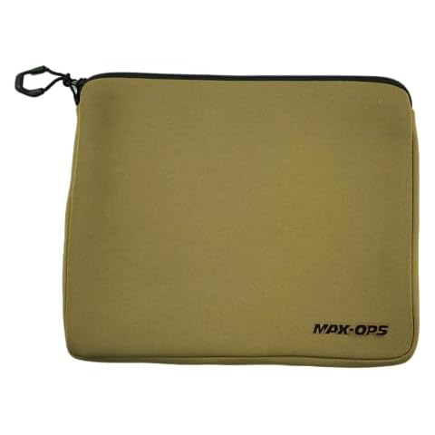 MAX-OPS MAXOP20 Neoprene Handgun Pouch, Coyote Brown, 9" X 11" Cover
