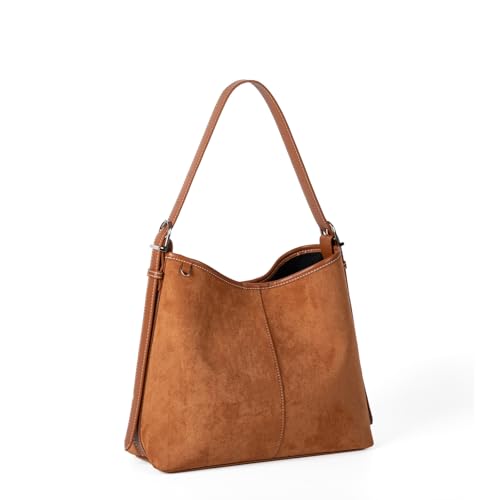 Sac à main rétro en cuir texturé grand format élégant
