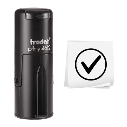 Sello automático ✓ 12x12mm negro claro práctico para profesores oficina registro, sellos personalizados, sello personalizado