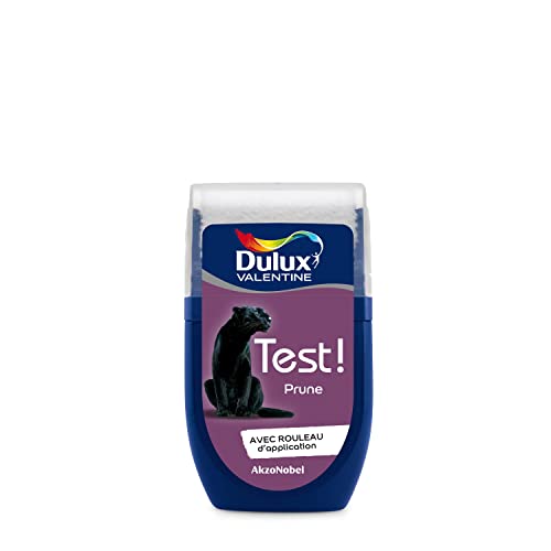 Dulux Valentine Peinture Testeur Crème de Couleur - Murs et Boiseries - Mat - Couleur Prune 30 ml