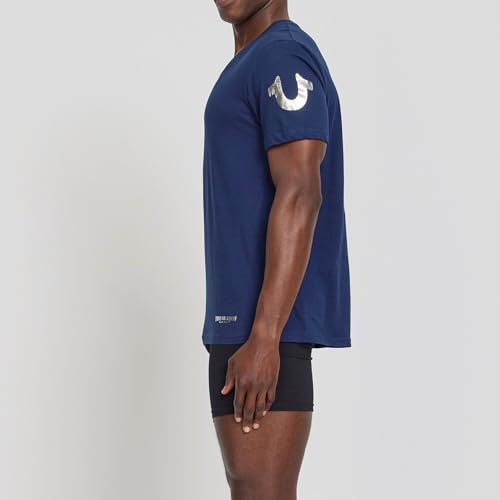 Image of True Religion Mens Undershirts, 4 Pack Lightweight 100% Cotton Crewneck