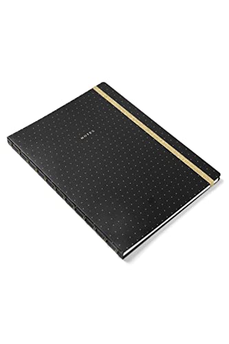Cahier Filofax Moonlight A4 rechargeable noir idéal pour structurer vos projets de bureau - 3