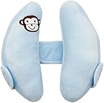 Adjustable Baby Head Neck Support Pillow,Baby Travel Pillow Cushion for Car Seat,Stroller Headrest Pillow for Infants,Head and Neck Support Pillow for Pushchair, Blue