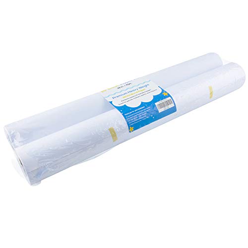 Essential-Easel Paper Roll (18 Inches X 75 Feet,Without Glue) Blank Coloring Roll for Paints, Wall Art, Easel Paper, Fadeless Bulletin Board Paper, Gift Wrapping Paper and Kids Crafts (2)