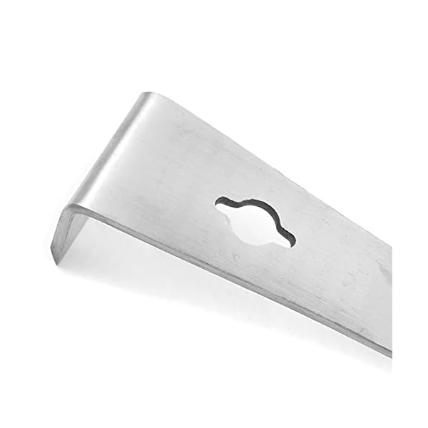 BEEComb Imkerei WABENHEBER 23,5 cm, Federstah, rot, Silber l | Imker Stockmeißel, Bienenstockschaber, Wabenmeißel… – Bild 7