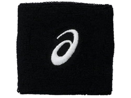 ASICS Unisex Wristband Pair Tennis Accessories, OS, Performance Black