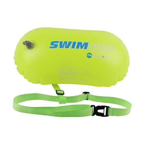 KiBcsLic - KiBcsLic Schwimmboje mit Hüftgurt, aufblasbare Schleppboje für Kajakreisen