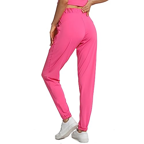 Image of Haowind Joggers for Women with Pockets Elastic Waist Workout Sport Gym Pants Comfy Lounge Yoga Running Pants