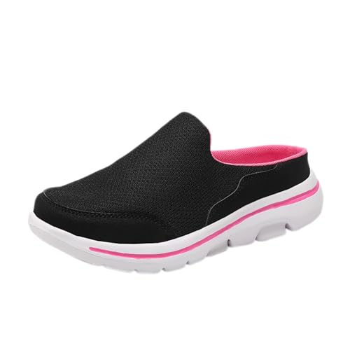 Zuecos para mujer y hombre, pantuflas de malla planas, tallas grandes, zapatos casuales para hombre, zapatos individuales, antideslizantes, transpirables, zapatos de jardín, cómodos, al aire libre