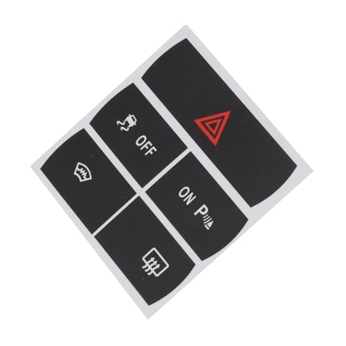 Autocollants boutons de voiture S-Max pour rénover le dégivrage intérieur avant l'hiver