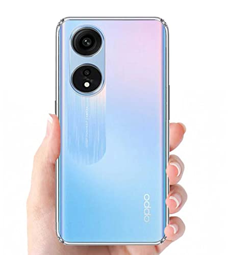 Image of Transparent Soft Silicone TPU Flexible Back Cover Compatible with Oppo A1 Pro