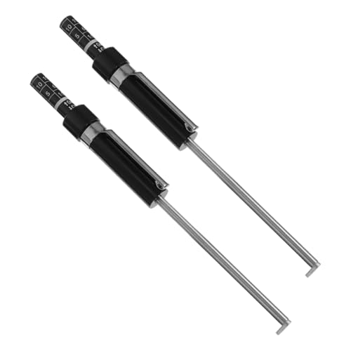 Cabilock 2PCS Brake Pad Measurement Tool Durable Brake Gauge for Accurate Thickness Assessment Easy to Use Detection Scale for Efficient Car Maintenance