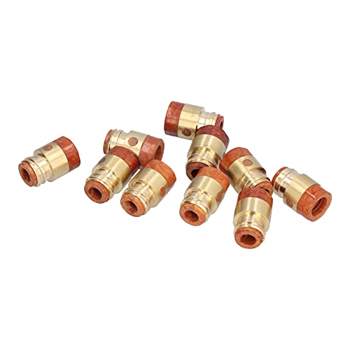 Cocoarm Difusor de Antorcha de Baquelita Aislante con Punta de Difusor, 10 Piezas para Máquina de Soldadura con Gas Blindado de 500 A, Fácil Instalación, Resistente A la Corrosión, Flujo de Gas