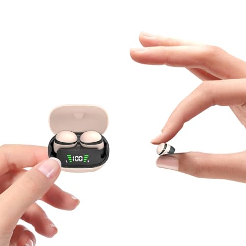 Unsichtbar Kleinste Mini Kopfhörer kabellos im Ohr Bluetooth Kopfhörer zum Schlafen drahtlose Sleep Headphones in Ear Wireless Sleep Earbuds Schlafkopfhörer für kleine Ohren Kinder Seitenschläfer