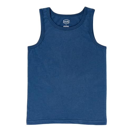 TRIMFIT Basics Boys' 5 Pack Color A-Shirt Tank Top Undershirts4