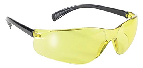 Pacific Coast Sunglasses Spoilensr Yellow Lens (5012) Rectangular Sunglasses, Black, Adult
