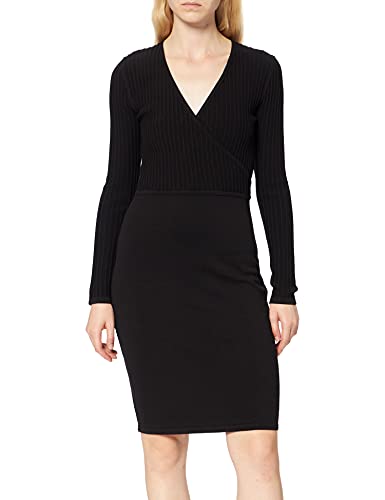 ESPRIT Collection Damen 991eo1e320 Kleid, Schwarz, M EU