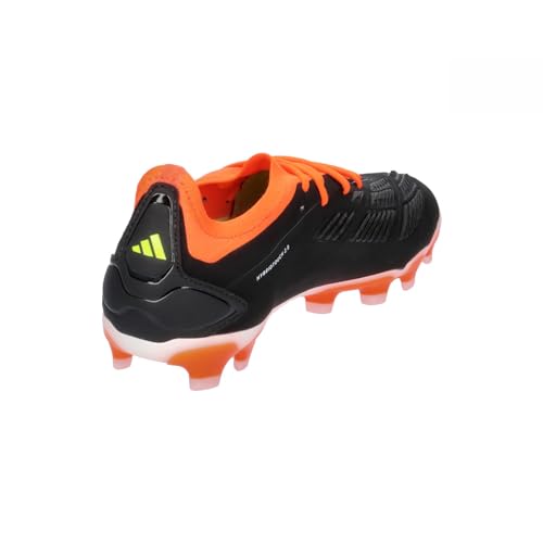 Botas de fútbol adidas Predator Pro MG negras y rojas para césped artificial 6