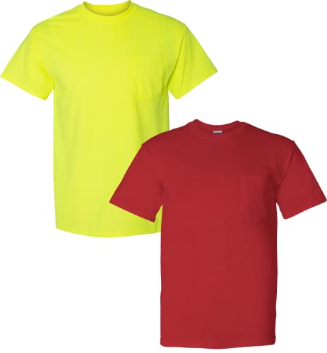 Image of Gildan Adult Ultra Cotton T-Shirt with Pocket, Style G2300, 2-Pack