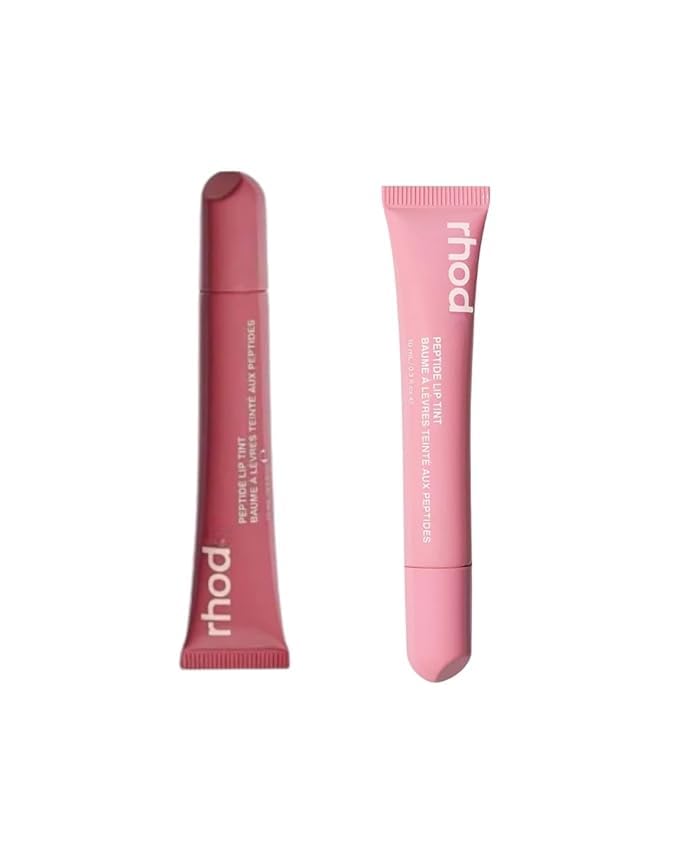 Image of Peptide Lip Tint | Hydrating Tinted Lip Balm | Buildable, Creamy Color & Lip Care | Moisturising | Non-Sticky | Soft & Smooth Lips (Salty Tan,Ribbon)