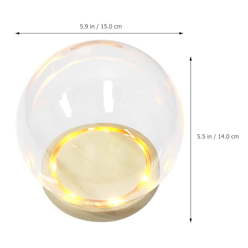 Dôme en verre et base bois cadeau idéal pour valoriser les souvenirs - 3