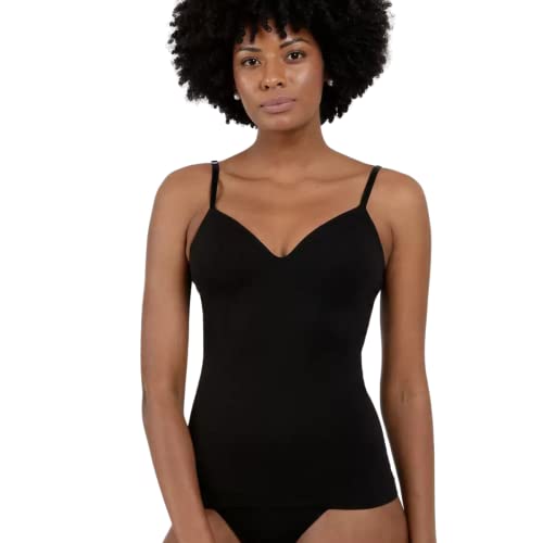 Camisete Alças Reguláveis com Bojo, Trifil, Feminino, Preto, M