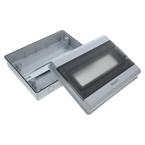 YARNOW Caja de Distribución Eléctrica Resistente al Agua para Exteriores 12 Vías, Plástico Duradero y Diseño Organizado para Distribución de Energía