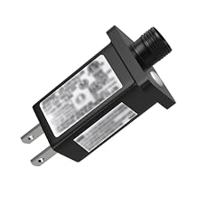 cshare Class 2 Power Supply 30V 6W LED Transformer LED Power Supply, IP44 Waterproof US CA Plug Raplacement for Halloween Christmas String Lights Inflatables Projector Light Fairy Lights 1 Pack