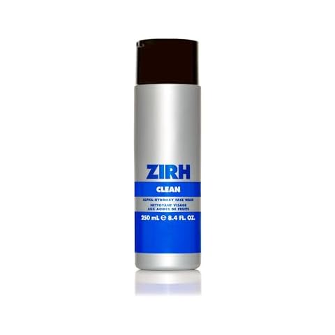 Zirh Clean | Men's Alpha Hydroxy Face Wash | Daily cleanser with Alpha Hydroxy Acid | Face Wash for All Skin Types, remove dirt, excess oil, and dead skin cells. | Lemon Scent | 250 mL Cover