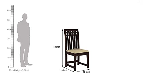 Image of JEENWOOD Solid sheesham Wood 4 Seater Dining Room Sets || Wooden Dining Table Set with 4 Chairs|| Dining Table Set for Home Living Room Furniture