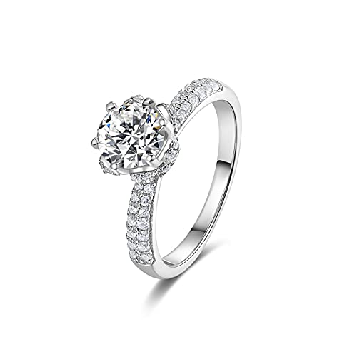 Bague moissanite couronne de reine célébrez votre propre éclat au quotidien