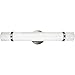 MaxLite ML8LAFBN23827 MaxLite ML8LAF23827 Vanity Bar Single Light 4" Wide Integrated LED Bath Bar