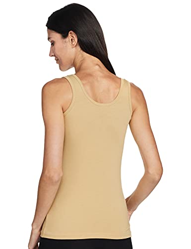 Image of Longies Women's Sleeveless Camisole (LWSLTPO2V001 L.Brown & Lime green14 XL)