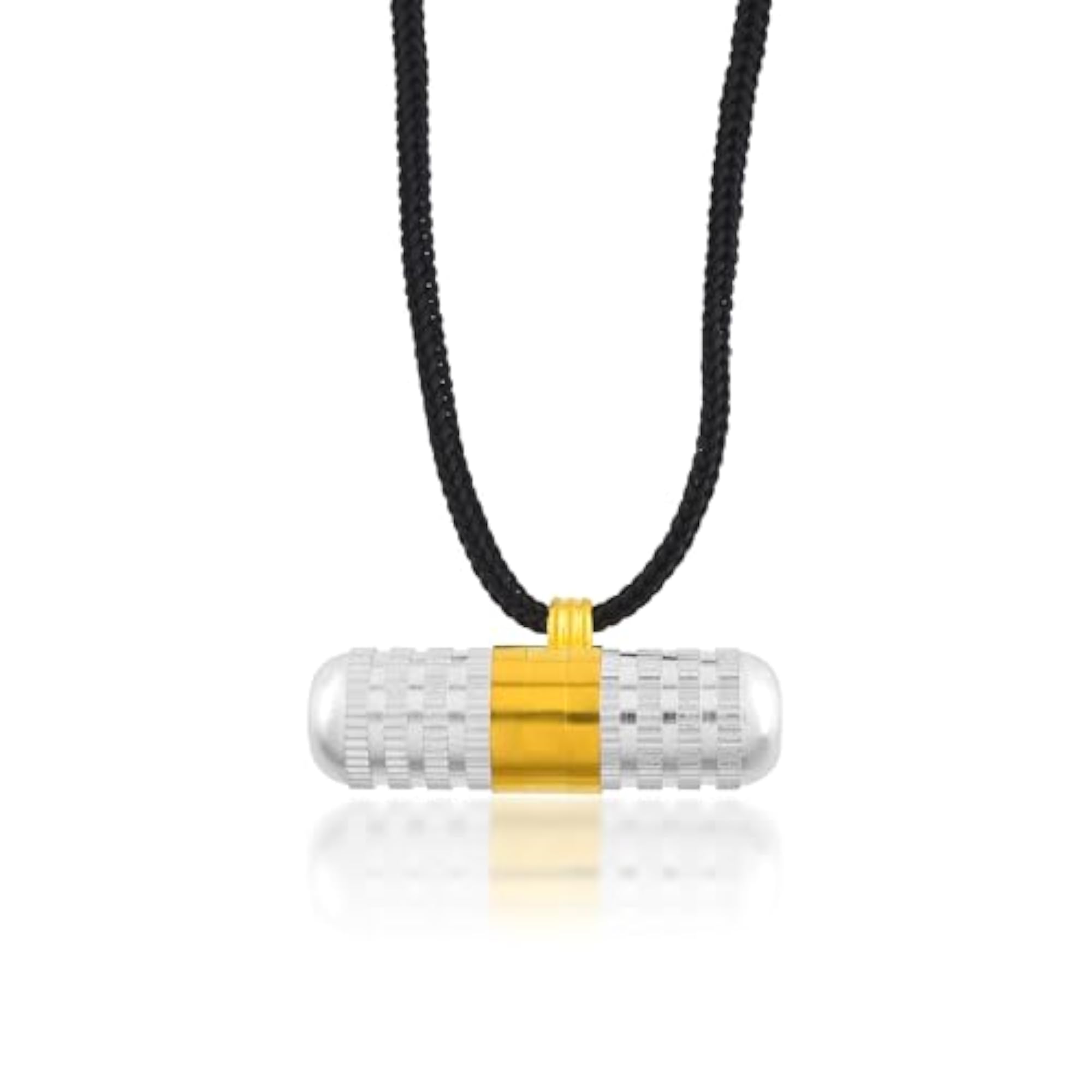 Brass Silver Plated Openable Protective Amulet Capsule Pendant