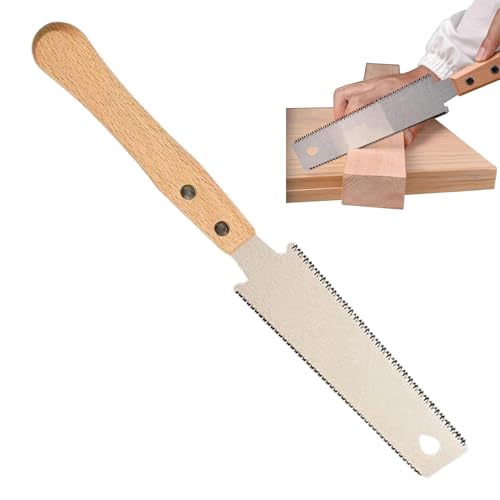 Sierra de mano japonesa de 5,9 pulgadas, herramientas de corte de madera japonesas, herramienta de madera portátil | Multipurpose Double Edge Sided Pull Saw, multifunctional Woodworking Tools for