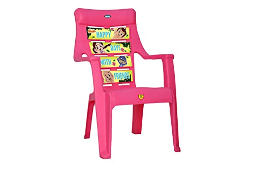 Prima Chhota Bheem Baby Plastic Chair 125 Modern And Comfortable With Backrest For Study | Play | Desk | Kids With Arms For Rs. 227 @ 70 %