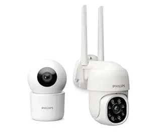 PHILIPS HSP3800 Smart Outdoor 360 Camera & HSP3500 Smart Indoor 360 Camera Combo