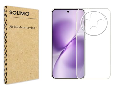 Image of Amazon Brand - Solimo for Vivo X200T 5G Premium Transparent Soft Silicon Crystal Clear Back Cover [Transparent]
