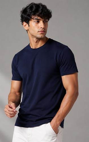 Image of London Hills T Shirt For Man | Tshirt Shirts Men | Men Round Neck Tshirts | Gym T Shirts For mens Workout | T-shirts For Man Cotton Stylish Round Neck T Shirt Half Sleeve Regular Fit Solid Multicolour