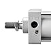 Heschen Pneumatic Standard Air Cylinder, SC 63-300, PT3/8'' Port, 63mm Bore, 300mm Stroke, Screwed Piston Rod Dual Action for Machinery Industry